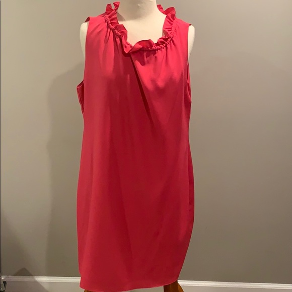 New Karl Lagerfeld Hot Pink Dress Sz 16 - Picture 6 of 7
